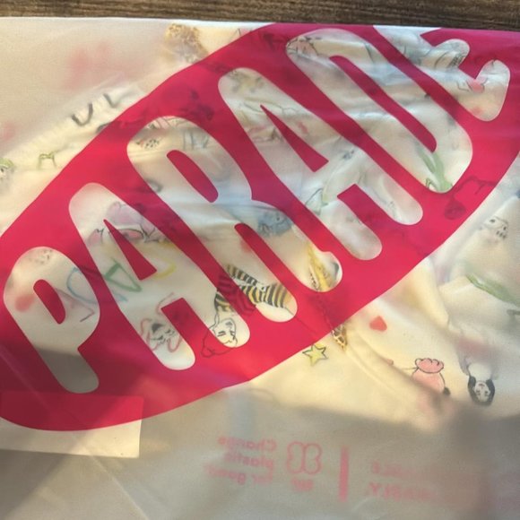 Parade Afterglow Lace-up Corset in Summer Doodles - Picture 7 of 7